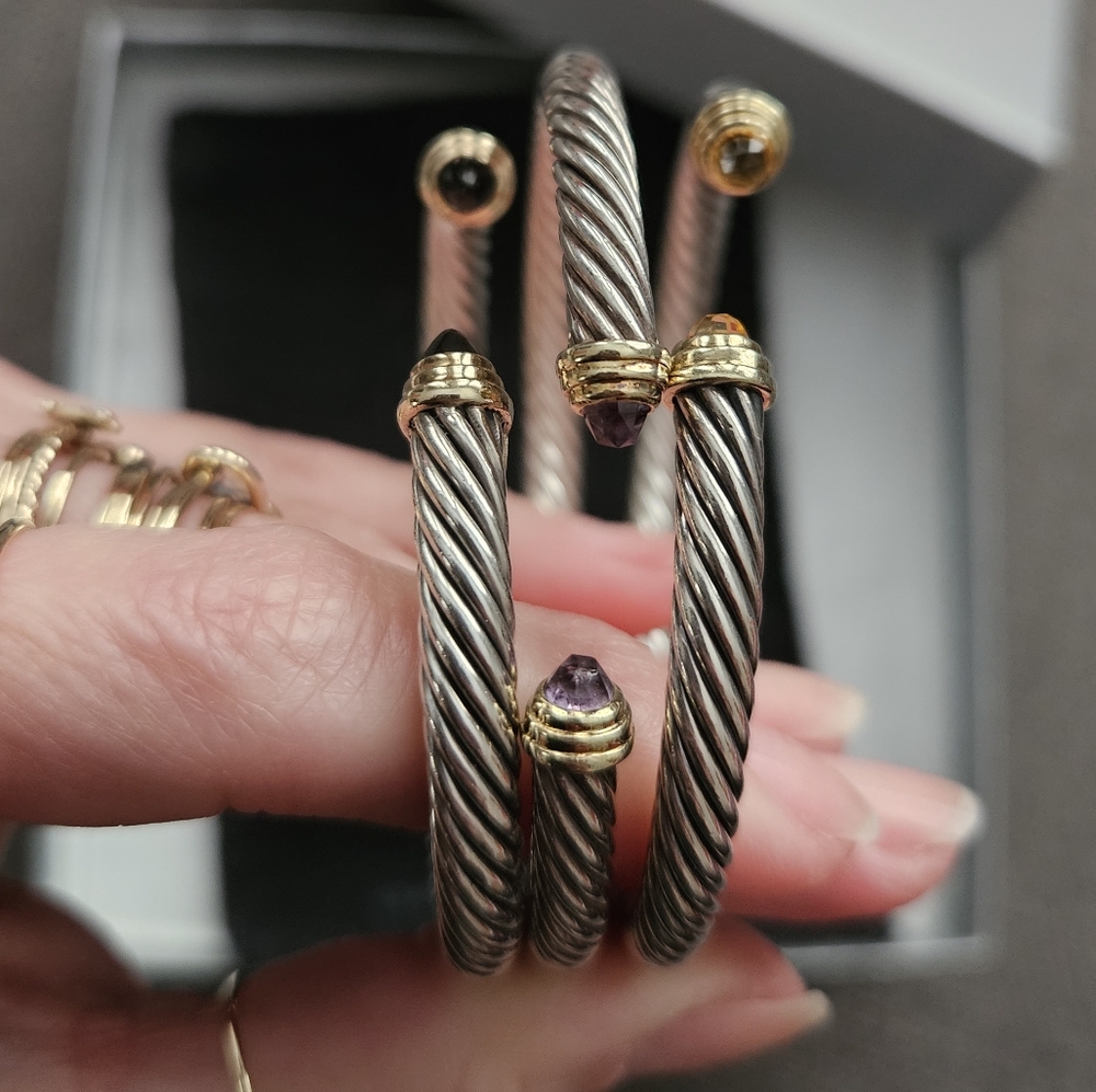 *SOLD* Citrine David Yurman Cable Classics Bracelet 5mm Like New - Picture 11 of 17